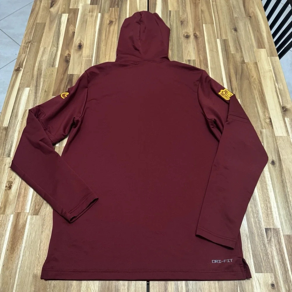 Washington Commanders Hoodie Mens M Nike Maroon Lightweight NFL Football DriFit